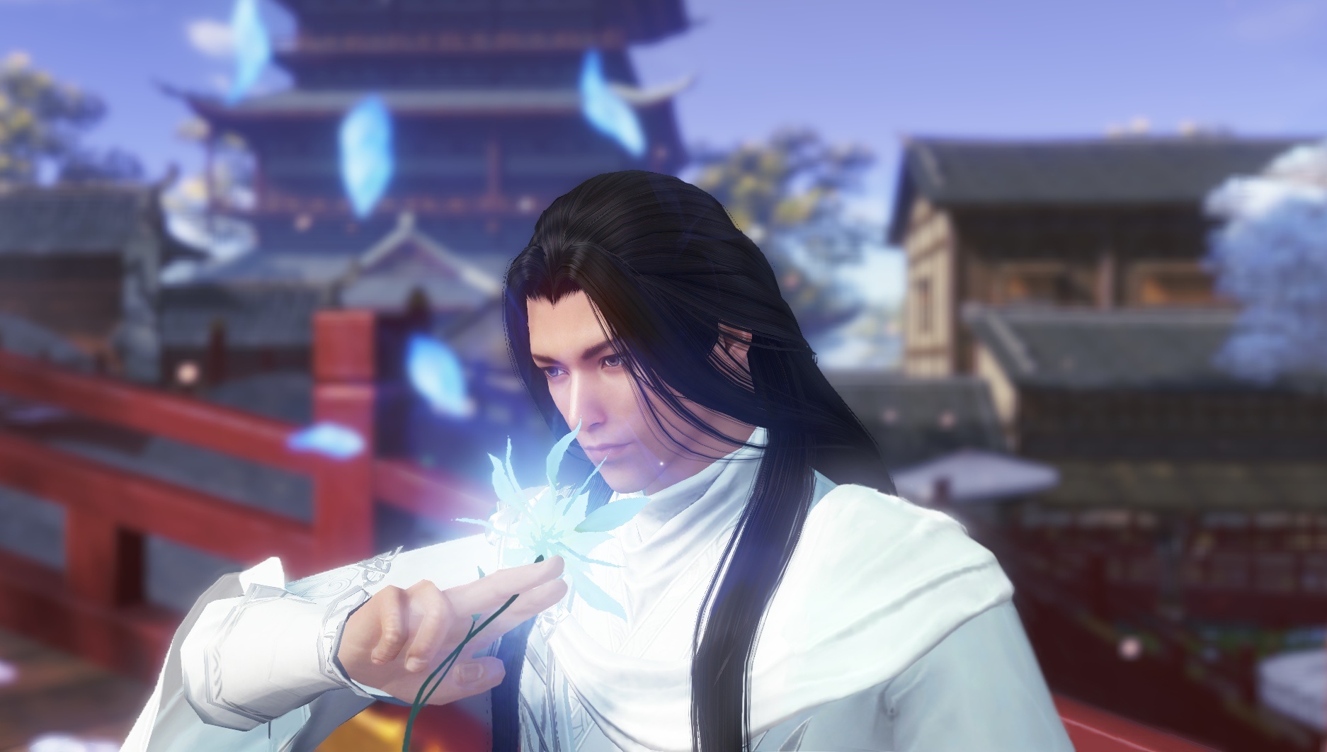 制作中的移花宫技能特效 非最终效果